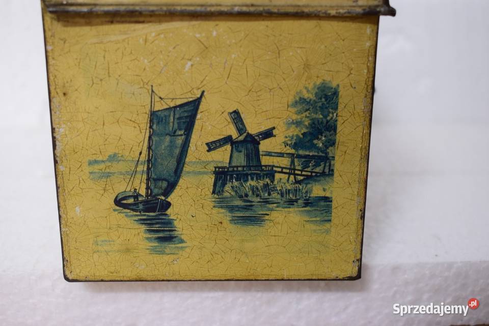 Stary metalowy kuferek Chełmno