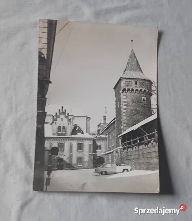 Pocztówka Kraków fragment murów obronnych z Koźminek sprzedam