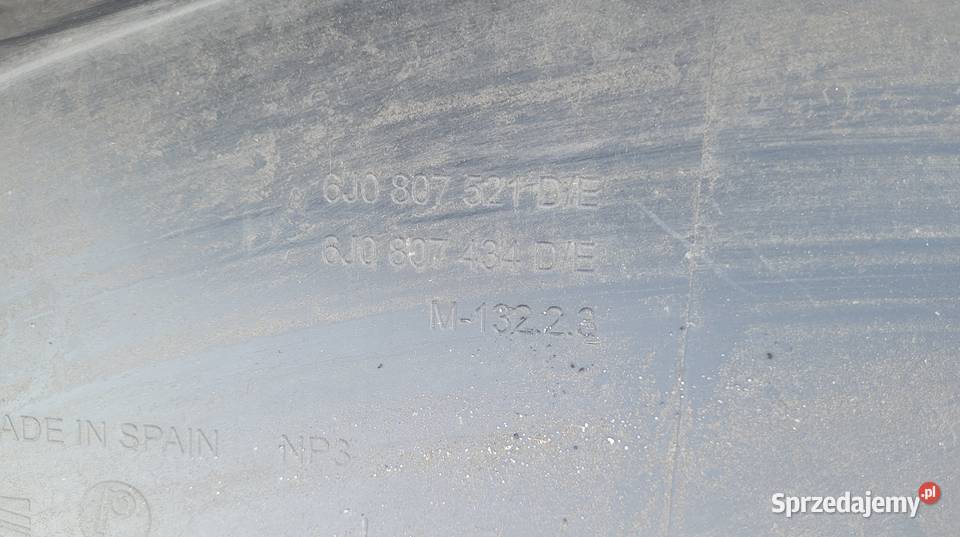 DOKŁADKA SPOILER ZDERZAKA TYŁ SEAT IBIZA IV LIFT