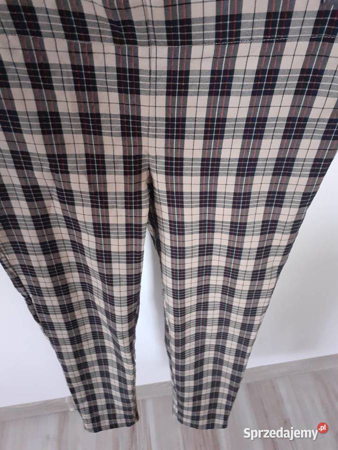 spodnie w kratkę chinosy M Rozmiar 38(M) pomorskie Gdańsk