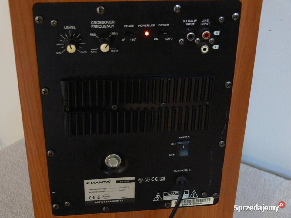 Sub aktywny Manta SW508A sprawny WYSYŁKA Jasło sprzedam