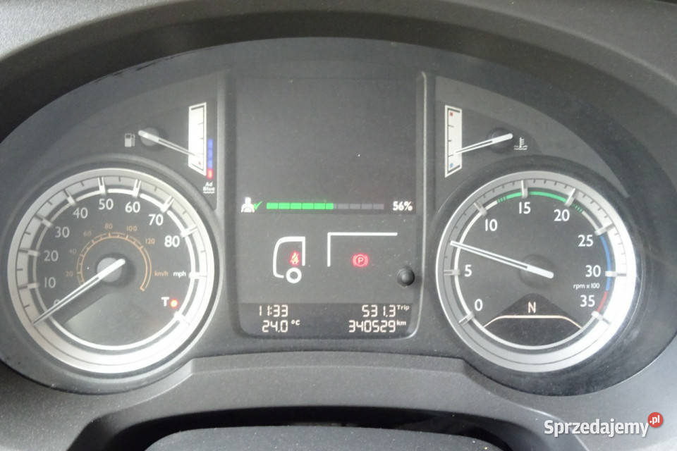 DAF LF 210 euro 6 kontener aerodynamiczny winda pełny VAT