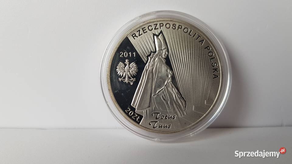 20 Papież Jan Paweł II Beatyfikacja 2011 Ag 925 Dąbrowa Górnicza sprzedam