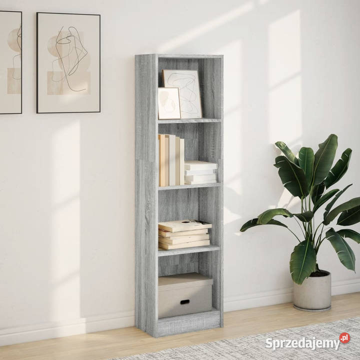 Regał szary dąb sonoma 40x24x143 materiał mazowieckie Warszawa sprzedam