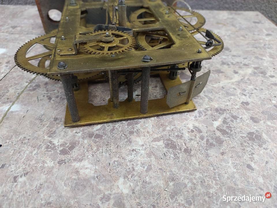 672 Mechanizm starego zegara ściennego Tczew sprzedam