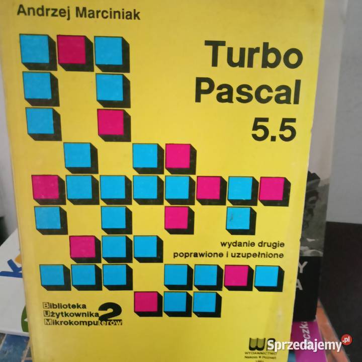 Turbo Pascal 55 Marciniak książki branżowe tradycyjny podręcznik mazowieckie Warszawa sprzedam