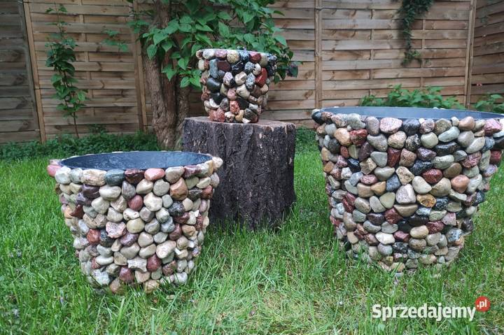 Unikatowa dekoracyjna donica handmade 1 Donice sprzedam