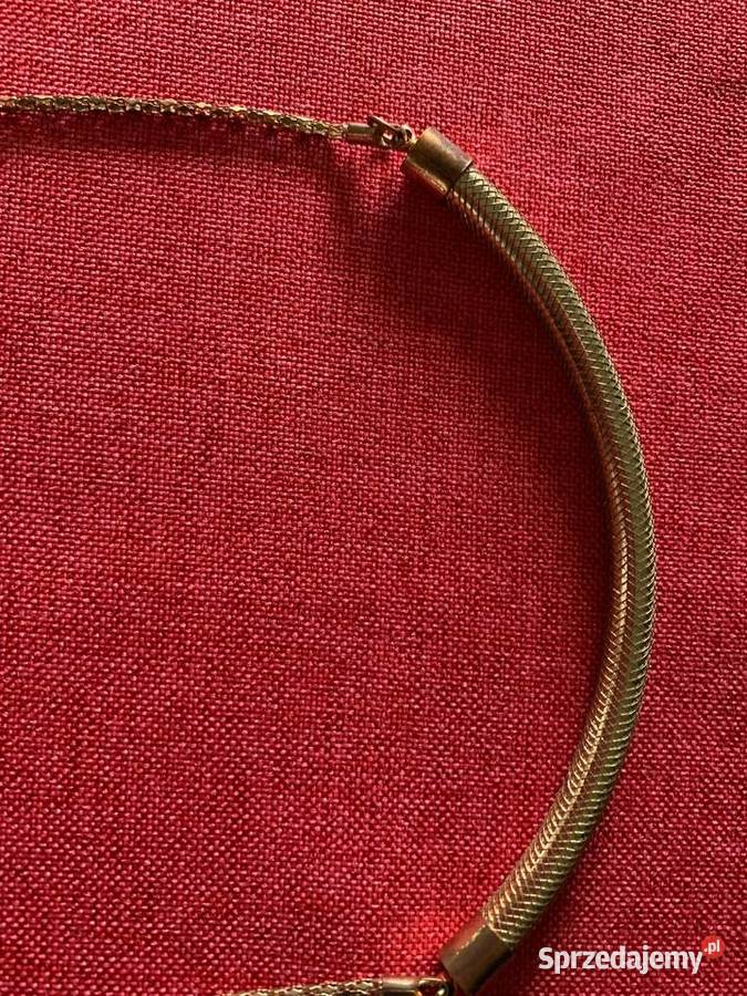 Naszyjnik w kolorze złotym biżuteria sztuczna Naszyjniki Częstochowa