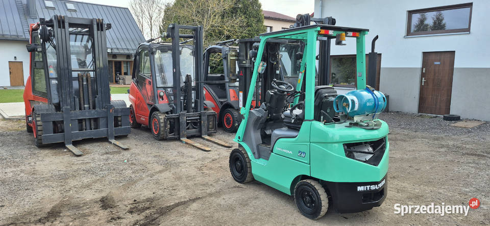 Wózek Widłowy MITSUBISHI FG20 Triplex 470m 3970 Małkinia Górna