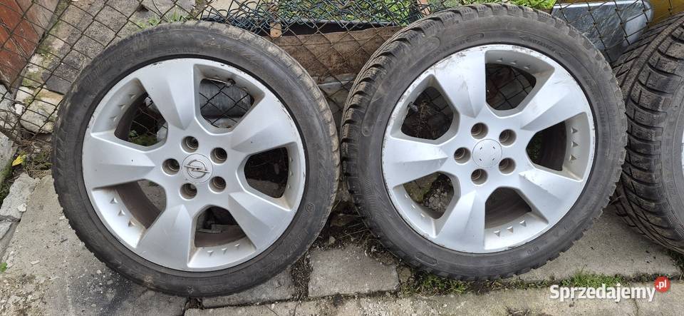 Alufelgi felgi koła opel 17stki 5x110 aluminiowe Dolice sprzedam