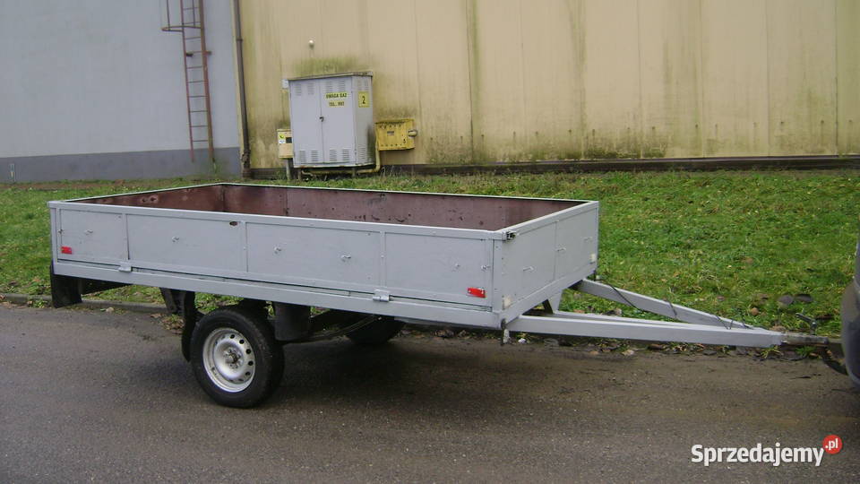 Przyczepka przyczepa 300x180 SOLIDNA na resorach Radomsko