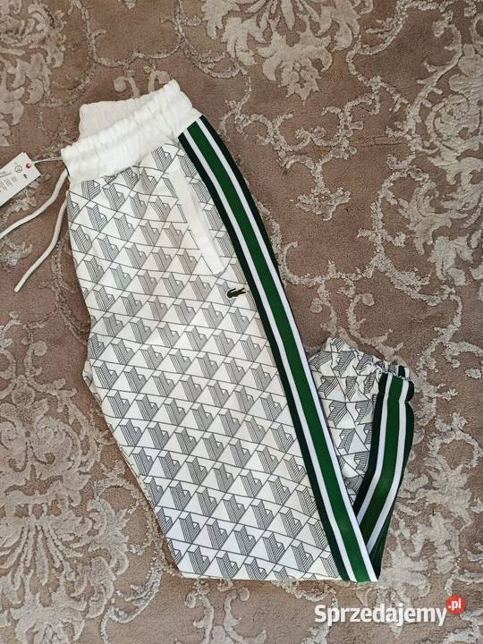 Spodnie dresowe męskie Lacoste Monogram ciepłe
