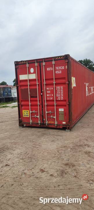 Kontener 40 stopowy Możliwy transport Lubinia Mała