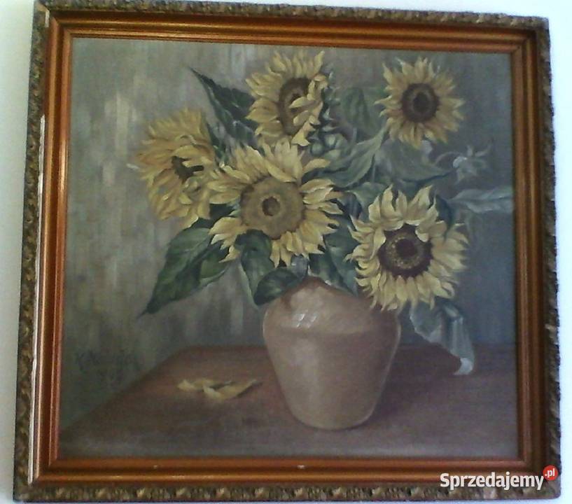Obraz słoneczniki Starogard Gdański sprzedam