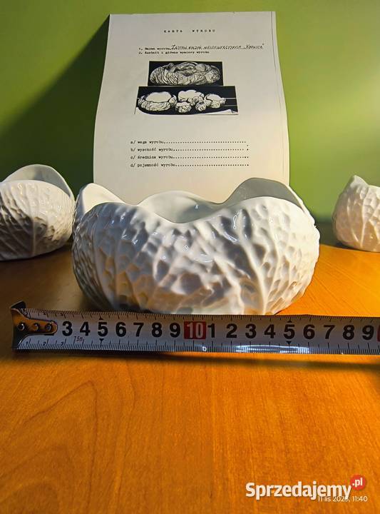 Zestaw naczyń wielofunkcyjnych kapusta Porcelana i szkło Wałbrzych