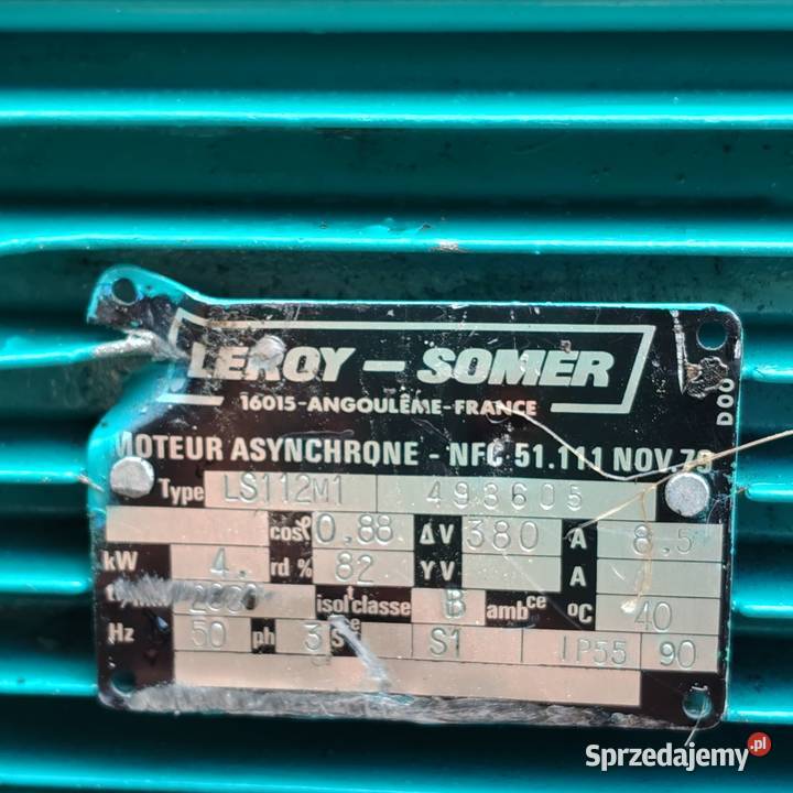 LEROY SOMER Pompa wysokiego ciśnienia Próżniowa sprzedam