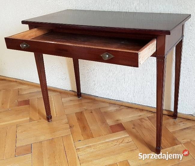 Mahoniowa konsola z szufladami Meble Bydgoszcz