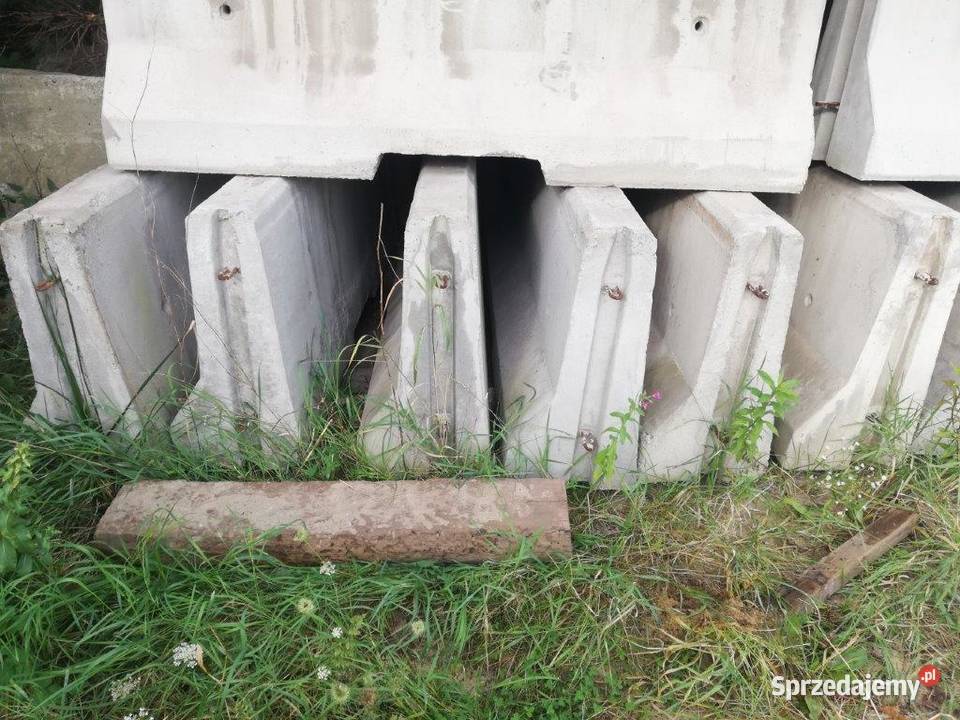 Barieryzapory drogowebetonowe używane Dąbrowa Górnicza