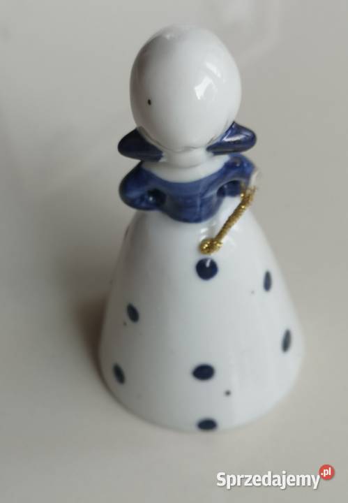 Porcelanowa figurka dzwonek vintage Holandia Toruń sprzedam