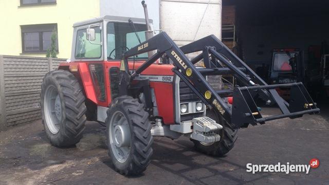Traktor Ciągnik massey ferguson 592 ładowacz tur Maszyny rolnicze Opatówek