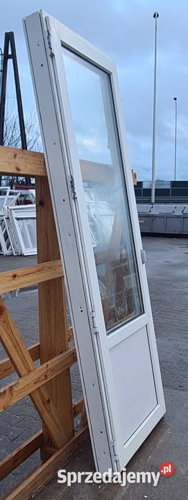OKNA KacprzaK Okno Balkonowe 78X220 Używane PCV Lublin