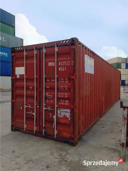 Kontener morski 40 DVHC 12 metrowy magazyn