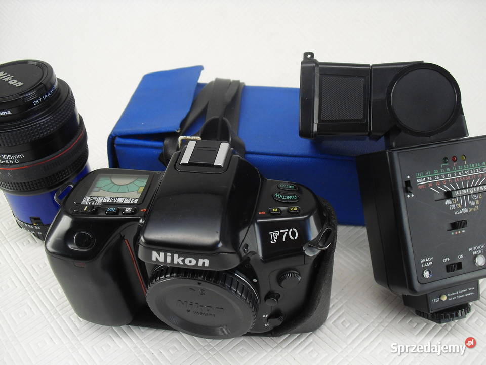 NIKON F 70 OBIEKTYW FLESZ 2 Bielawa