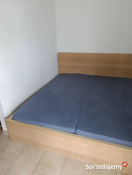 Łóżko Malm Ikea 180200 ze stelażem Radostynia