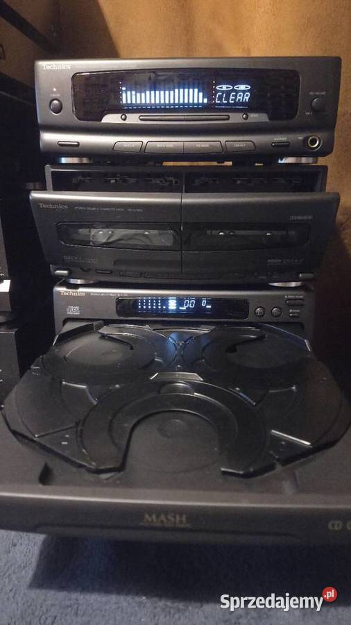 Mini wieża Technics SECH655 100 sprawna Audio Sosnowiec