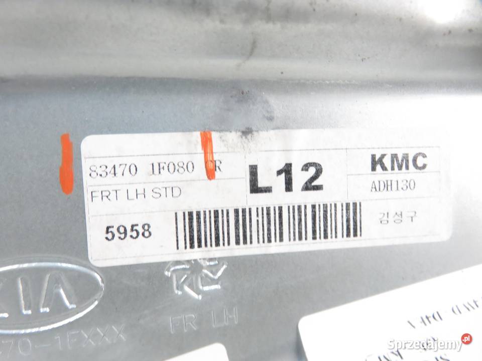 PODNOŚNIK SZYBY LEWY PRZEDNI KIA SPORTAGE II sprzedam