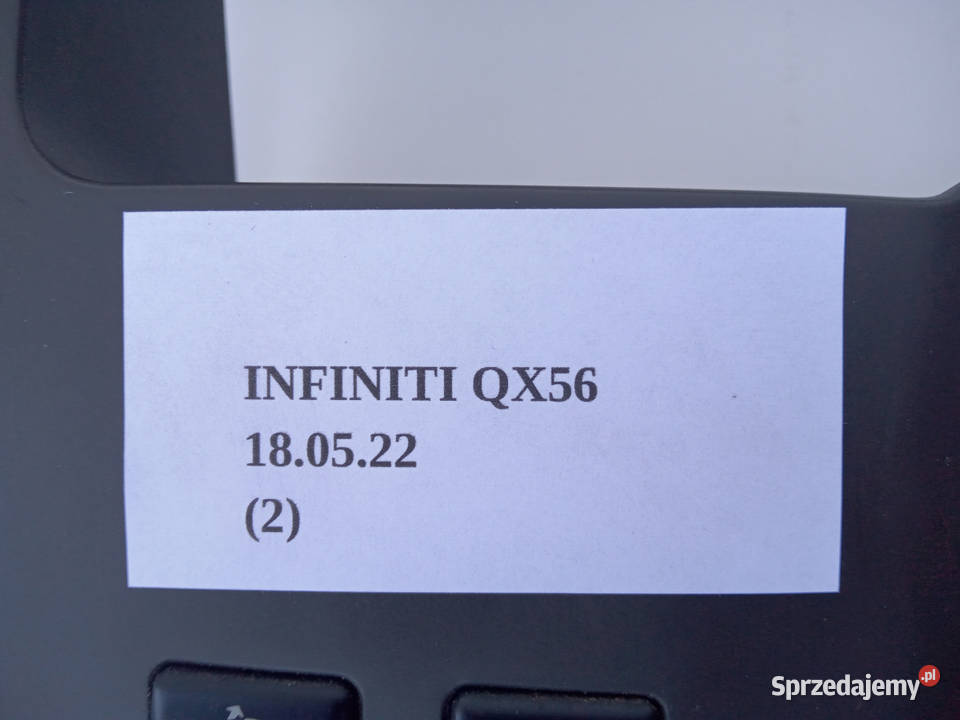RAMKA OSŁONA OBUDOWA LICZNIKA INFINITI QX56 04 liczniki, zegary Wyposażenie wnętrza Nowy Tomyśl