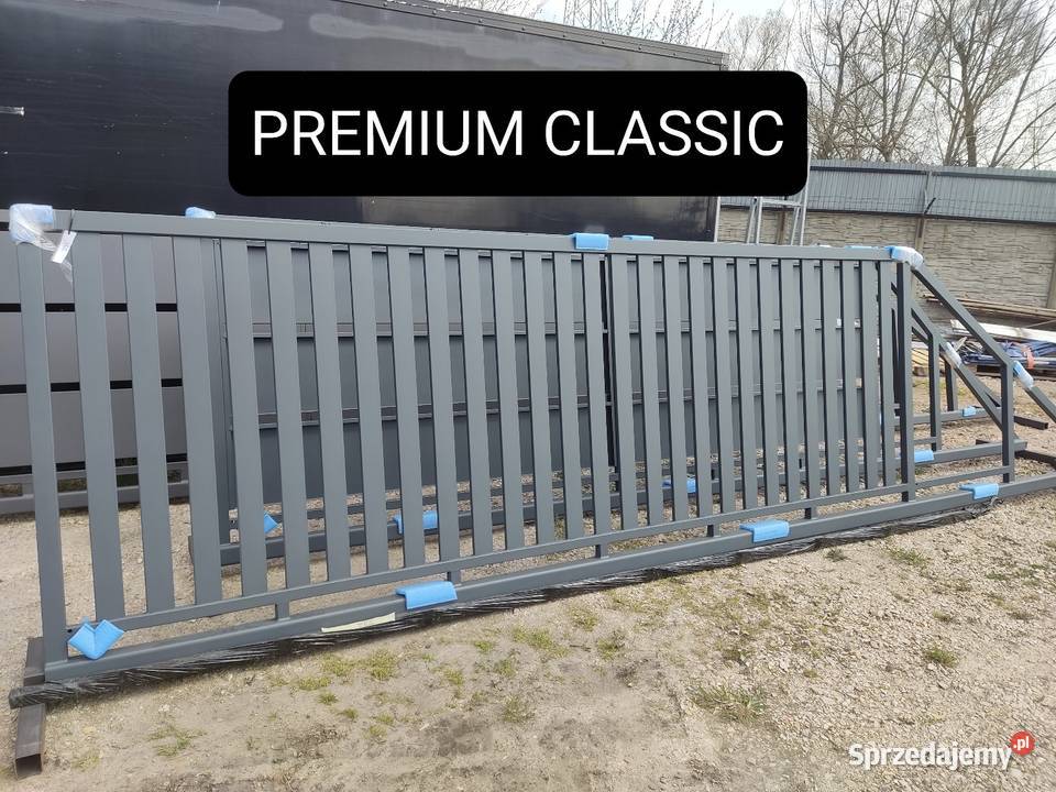 Brama przesuwna palisada pion 4m PREM CLASSIC Ostrów Wielkopolski