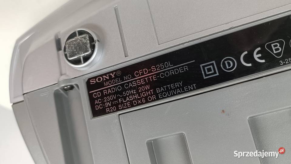 SONY CFDS250L radiomagnetofon przenośny wielkopolskie