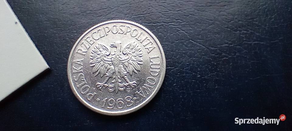 Stare monety 50 groszy 1968 PRL Polska piękna Lesko