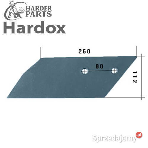 Dłuto 100hektarów HARDOX 41662P części do pługa Suwałki