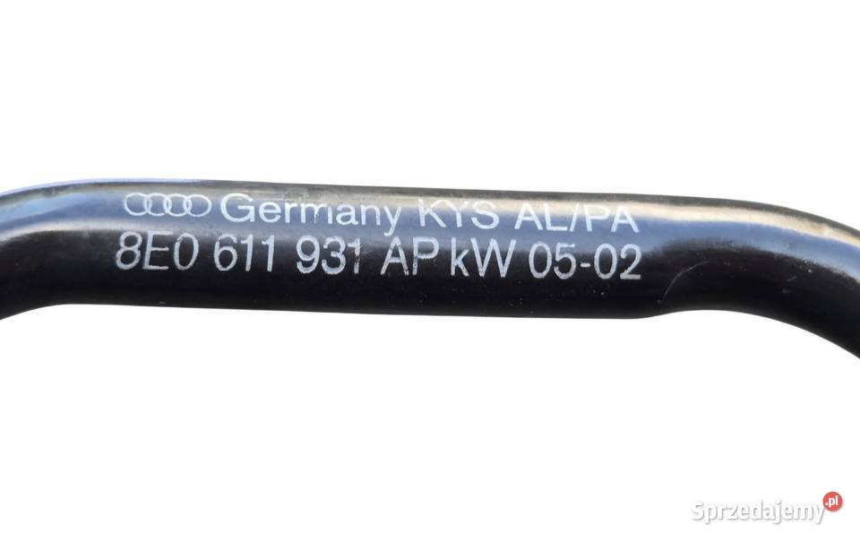 RURKA WĄŻ PRZEWÓD PODCIŚNIENIA SERWA AUDI A4 B6 Działoszyce