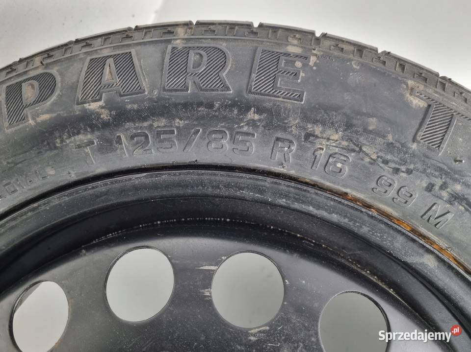 KOŁO DOJAZDOWE dojazdówka 12585 R16 2160115 sprzedam