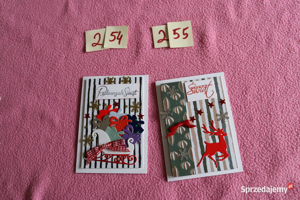 Kartki świąteczne ręcznie robione Wudzyn
