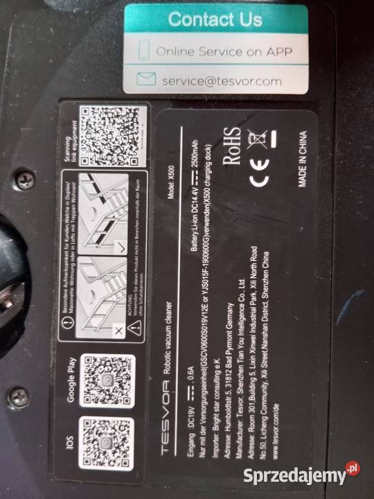 Odkurzacz Tesvor X500
