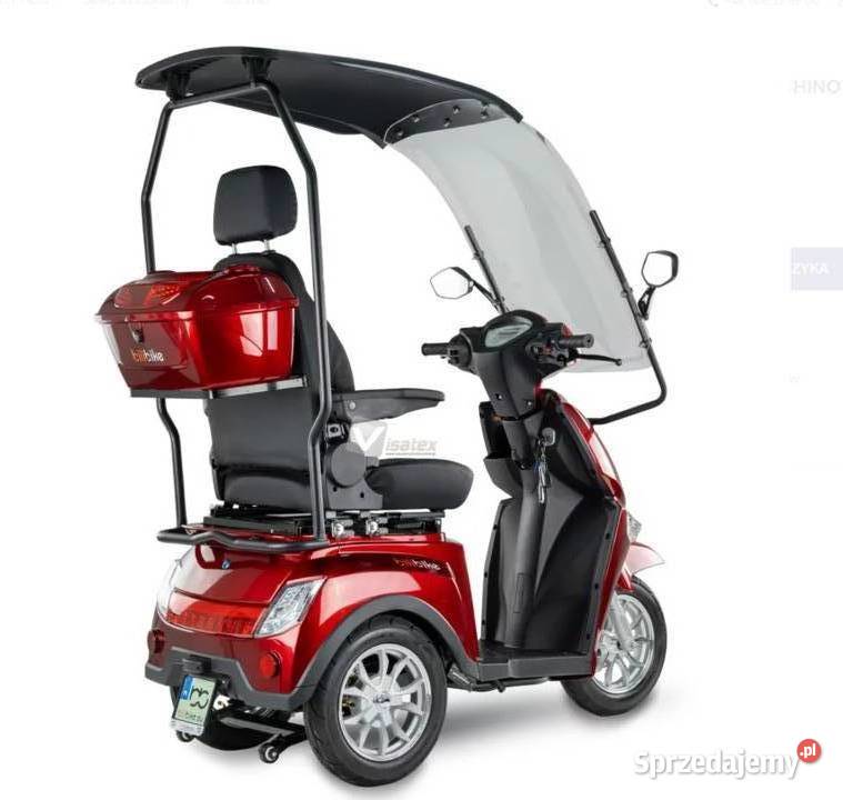 Skuter elektryczny z dachem BILI BIKE SHINO G4 Rok produkcji 2025 Wrocław