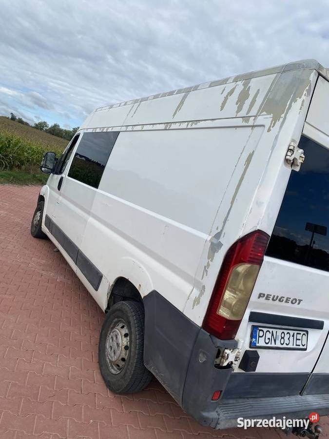 Peugeot Boxer 22HDI Sprawny Opłacony 7osobowy Rok produkcji 2008 Pobiedziska