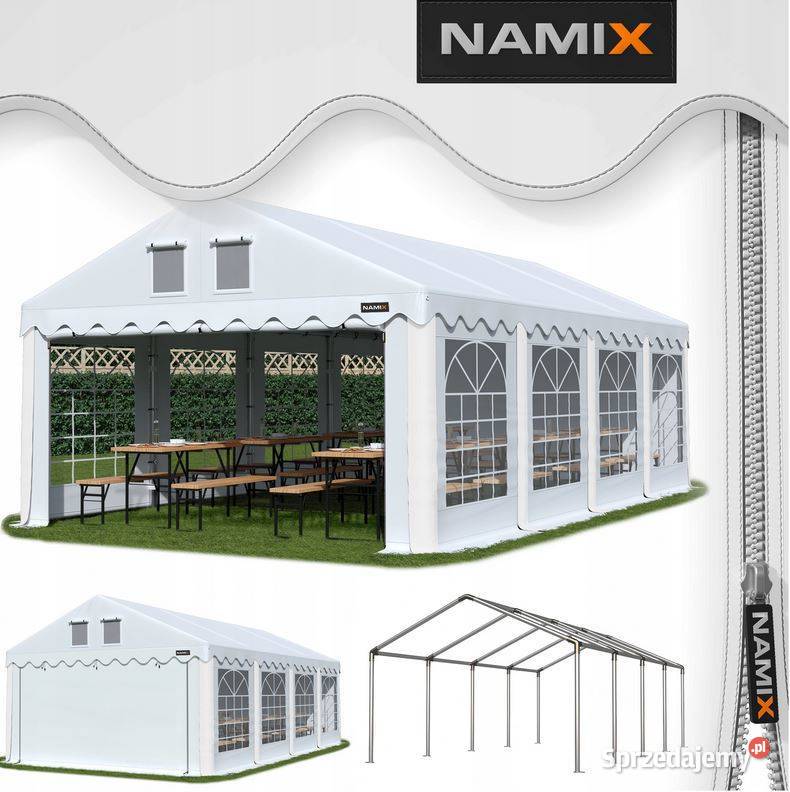 Namiot COMFORT 5x8 imprezowy handlowy altana PVC Pawilony i namioty Jabłonna