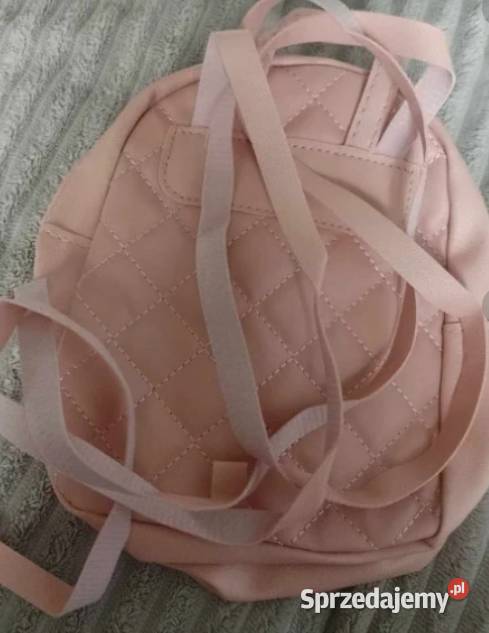 Plecak pudrowy róż