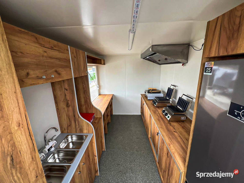 Budka gastronomiczna przyczepa gofry naleśniki wielkopolskie