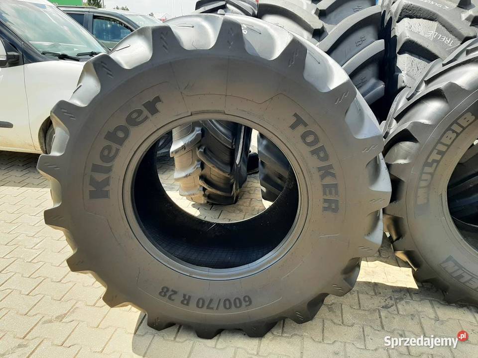 Opona używana rolnicza 60070R28 KLEBER TOPKER Opony rolnicze Opony rolnicze