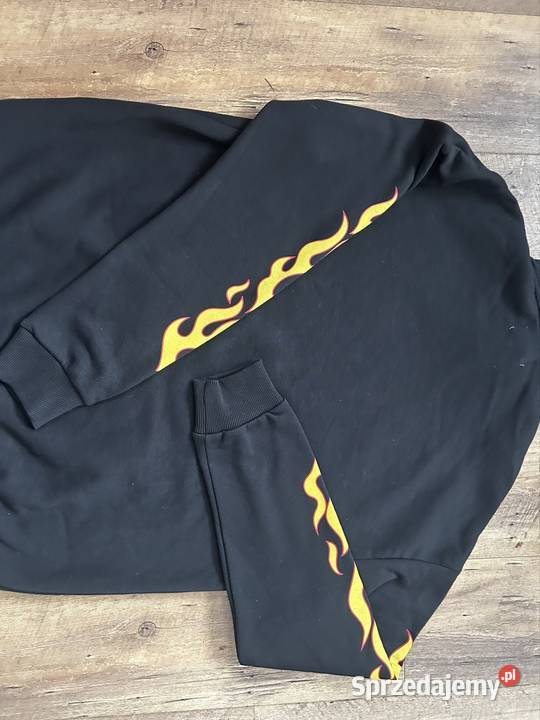 Bluza męska L czarna bluza męska z kapturem Wyszków