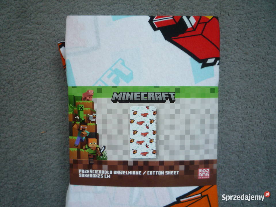 Minecratf Prześcieradło bawełniane jersey z Szczecin