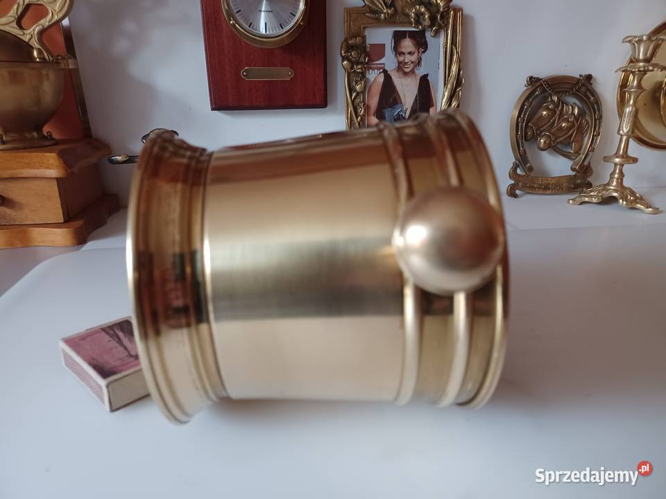 Mosiężna donica Kolekcja Poznań sprzedam