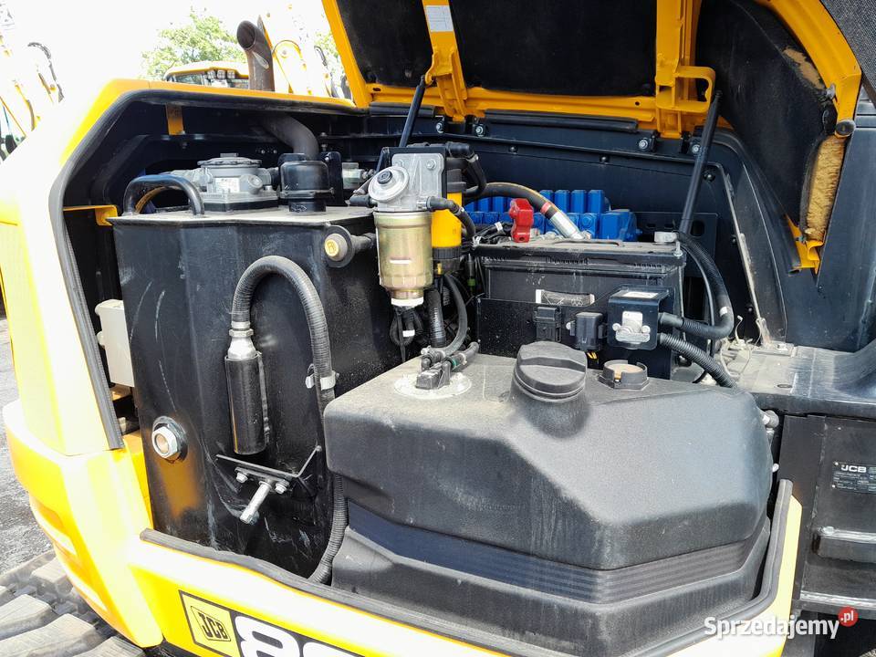 JCB 86C2 2021R KOPARKA 8 TON GĄSIENICOWA CAT Kabina Krotoszyn
