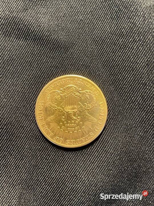 Moneta 20 dolarow zlota Ostróda